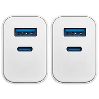 Best Buy Essentials 20W USB-C Wall Charger Kit (BE-MW220CA1W24B-C) - 2 Pack - Only at Best Buy