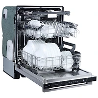 Hisense 24" 48dB Built-In Dishwasher with Third Rack (HDW63314SS) - Stainless Steel