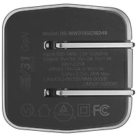 Insignia 45W USB-C PD Wall Charger with 6' Braided USB-C Cable (NS-MW3145C1B24B-C) - Only at Best Buy