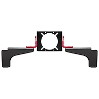 Next Level Racing F-GT Elite 160 DD Side and Front Mount Adapter - Black/Red