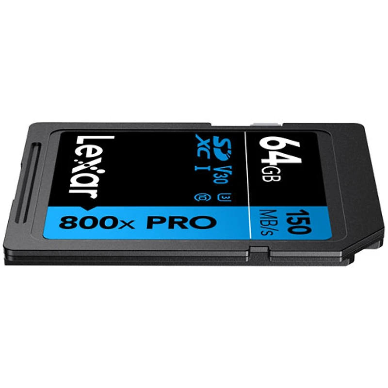 Carte mémoire SDXC Blue de 150 Mo/s et 64 Go de Lexar - Paquet de 2