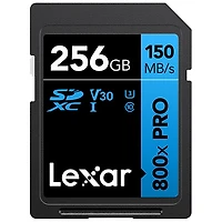 Carte mémoire SDXC Blue de 150 Mo/s et 256 Go de Lexar
