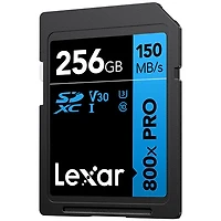 Carte mémoire SDXC Blue de 150 Mo/s et 256 Go de Lexar
