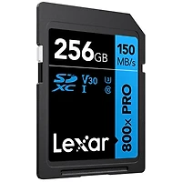 Carte mémoire SDXC Blue de 150 Mo/s et 256 Go de Lexar