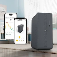 Purificateur d'air intelligent avec filtre HEPA AP-1 Renew d'AIRTHINGS - Gris foncé