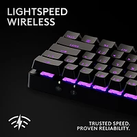 Logitech PRO X 60 LIGHTSPEED Wireless Backlit Mechanical GX Optical Tactile Gaming Keyboard
