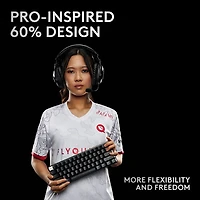 Logitech PRO X 60 LIGHTSPEED Wireless Backlit Mechanical GX Optical Tactile Gaming Keyboard