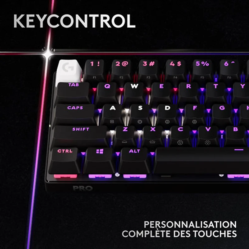 Logitech PRO X 60 LIGHTSPEED Wireless Backlit Mechanical GX Optical Tactile Gaming Keyboard