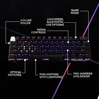 Logitech PRO X 60 LIGHTSPEED Wireless Backlit Mechanical GX Optical Tactile Gaming Keyboard
