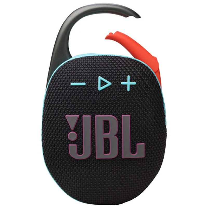 Haut-parleur sans fil Bluetooth étanche Clip 5 de JBL - Noir de fantaisie