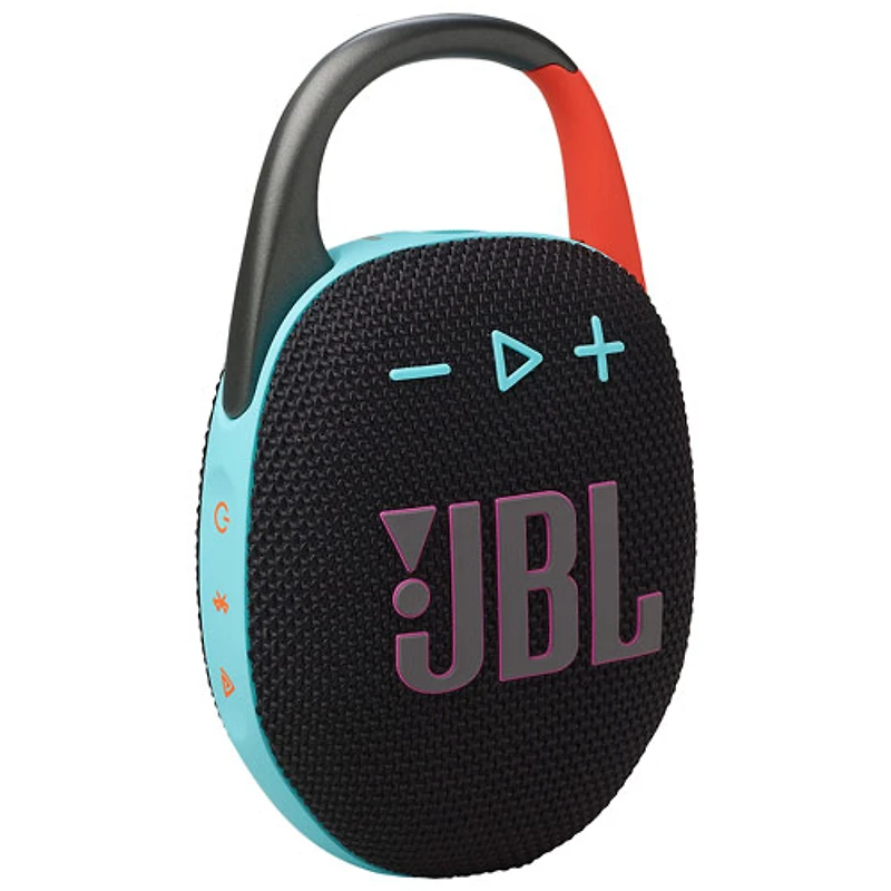 Haut-parleur sans fil Bluetooth étanche Clip 5 de JBL - Noir de fantaisie