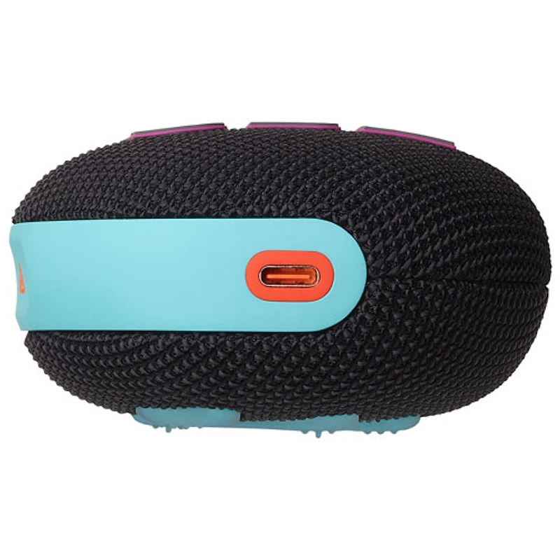 Haut-parleur sans fil Bluetooth étanche Clip 5 de JBL - Noir de fantaisie