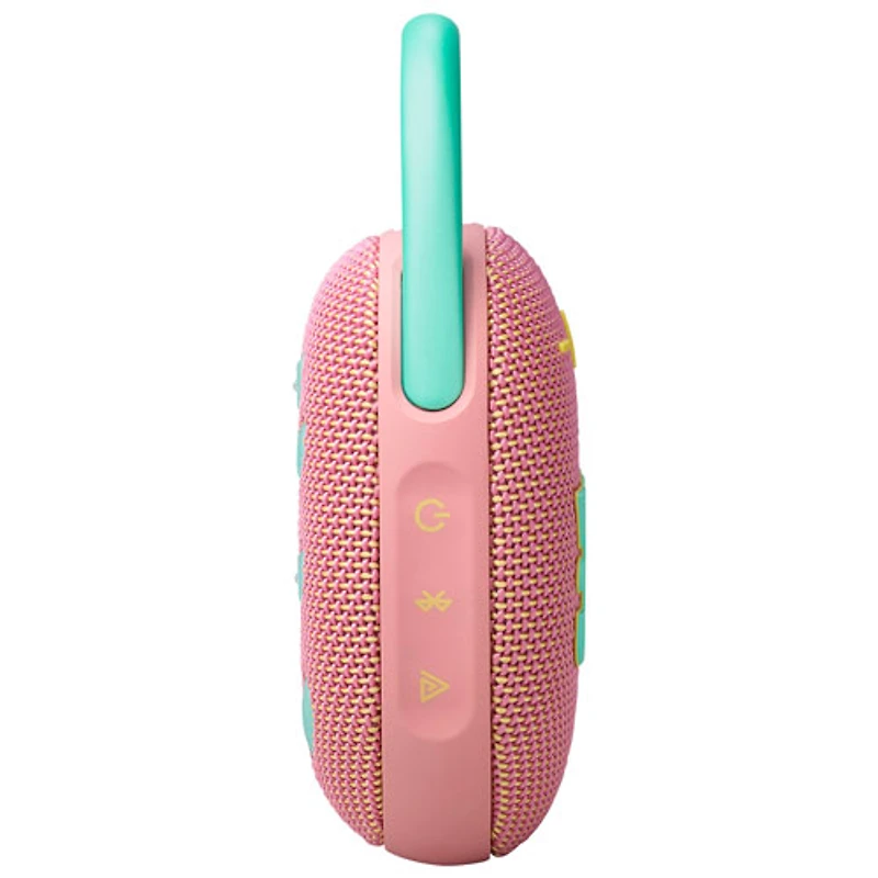 Haut-parleur sans fil Bluetooth étanche Clip 5 de JBL - Rose