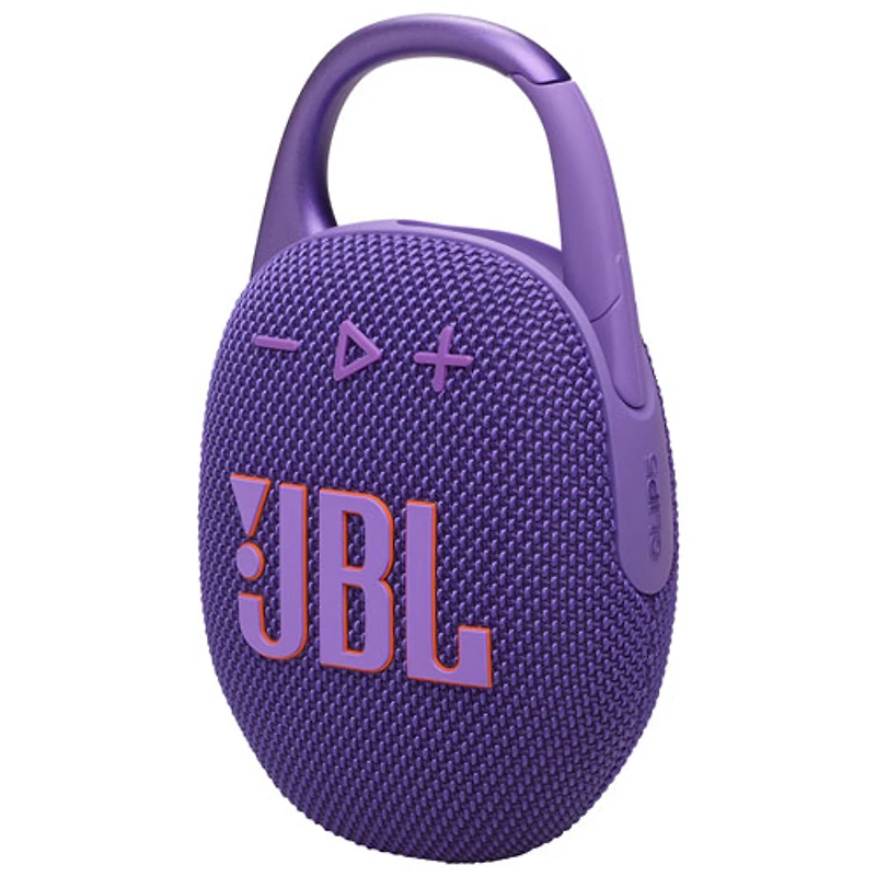 Haut-parleur sans fil Bluetooth étanche Clip 5 de JBL - Violet
