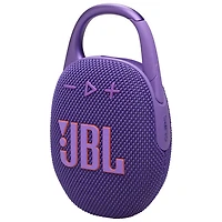 Haut-parleur sans fil Bluetooth étanche Clip 5 de JBL - Violet