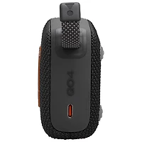 JBL Go 4 Waterproof Bluetooth Wireless Speaker - Black