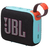 Haut-parleur sans fil Bluetooth étanche GO 4 de JBL - Noir de fantaisie