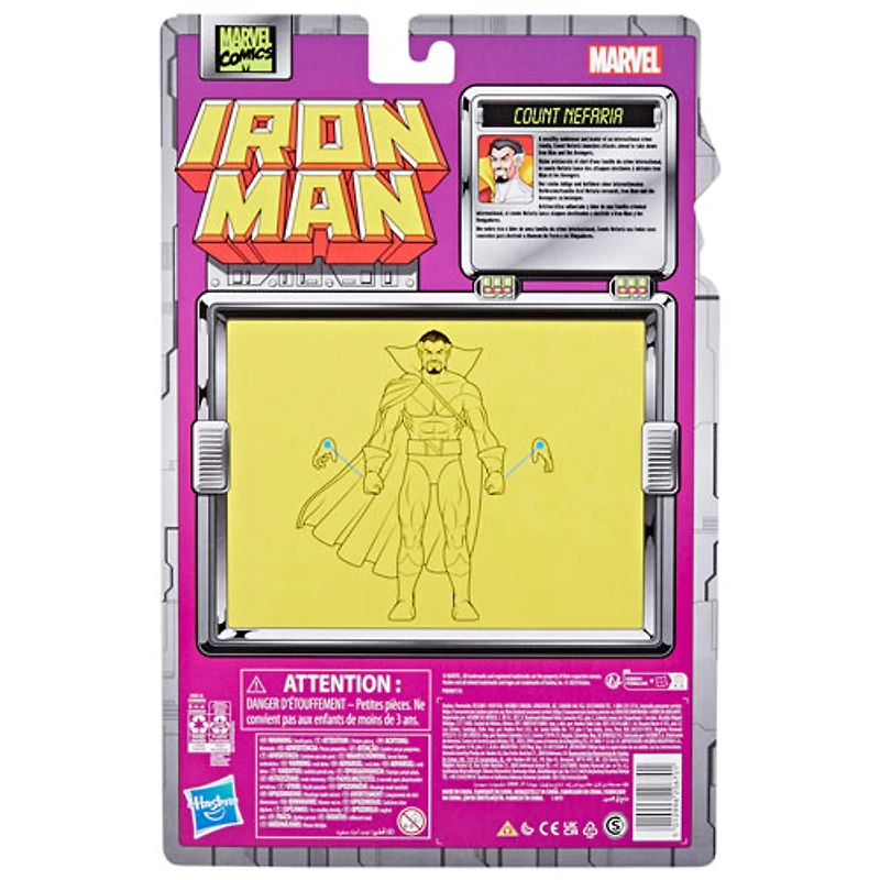 Hasbro Marvel Legends Series: Marvel Comics Iron-Man - Count Nefaria Action Figure