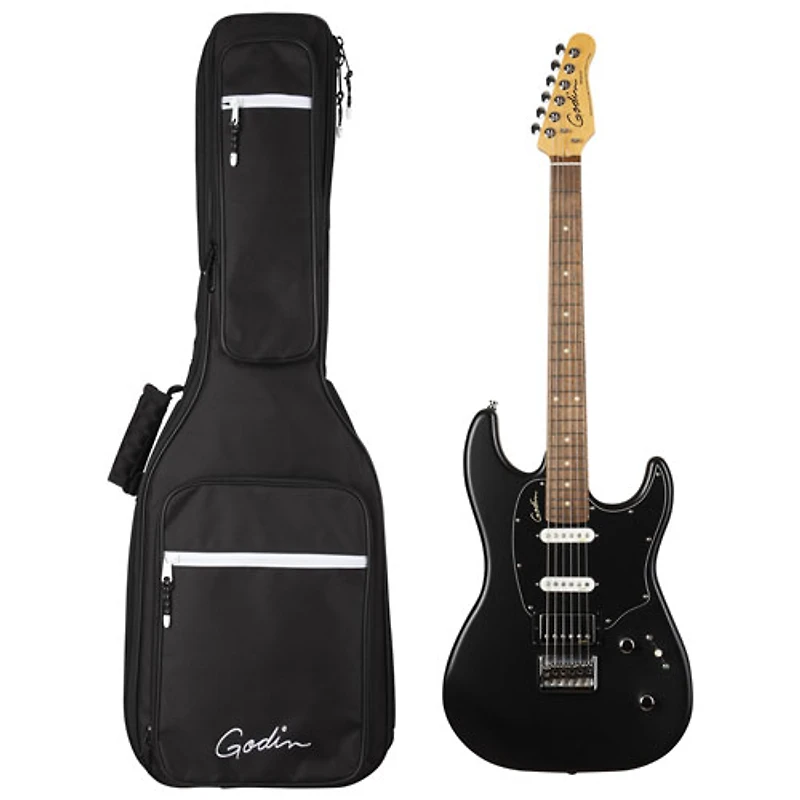 Godin Session HT Electric Guitar with Premium Bag (048410) - Matte Black