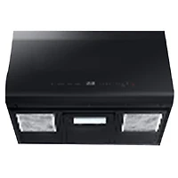 Four à micro-ondes à hotte intégrée BESPOKE de Samsung - 2,1 pi³ - Acier mat noir