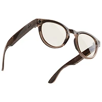 Ray-Ban | Meta Headliner (Gen 1) Glasses with AI, Photo, Video, Audio & Messaging - Warm Stone/Transitions
