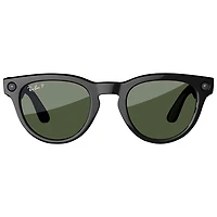 Lunettes Headliner (1re génération) de Ray-Ban | Meta avec IA, photo, vidéo, audio et messagerie - Noir/Vert