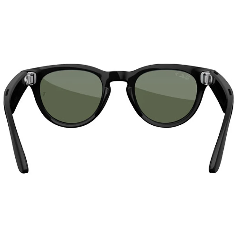 Lunettes Headliner (1re génération) de Ray-Ban | Meta avec IA, photo, vidéo, audio et messagerie - Noir/Vert