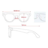 Lunettes Headliner (1re génération) de Ray-Ban | Meta avec IA, photo, vidéo, audio et messagerie - Noir/Vert