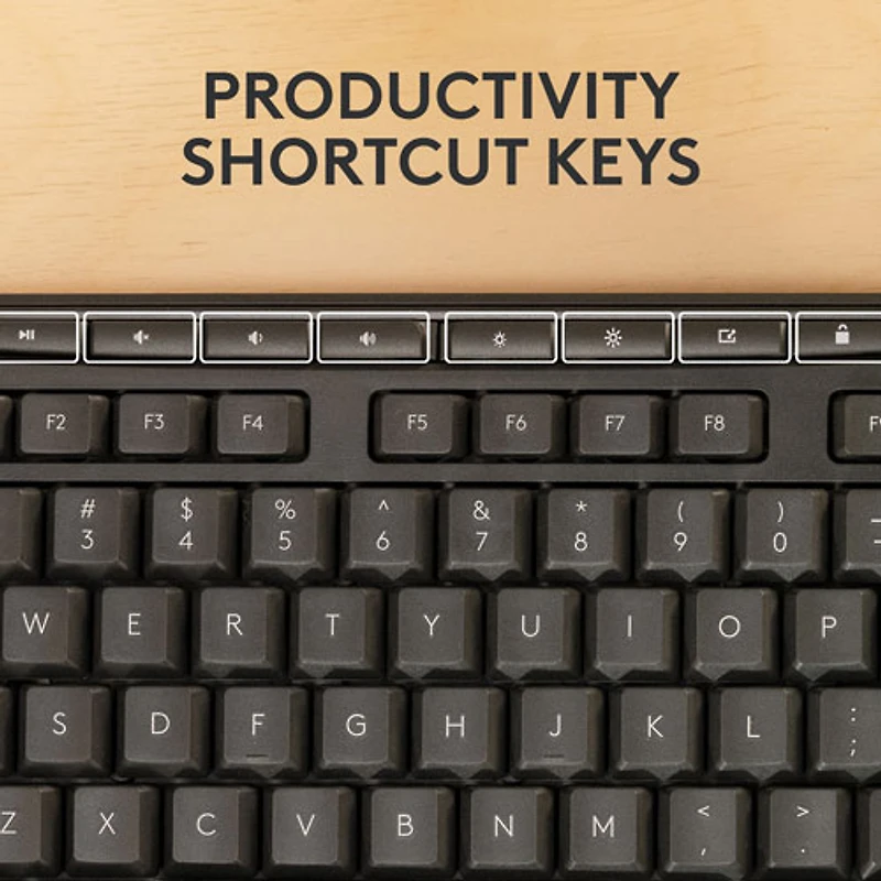 Ensemble avec clavier et souris Bluetooth MK370 de Logitech - Graphite