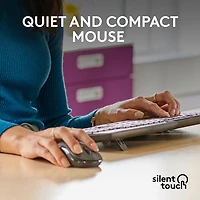 Ensemble avec clavier et souris Bluetooth MK370 de Logitech - Graphite