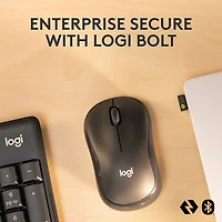 Ensemble avec clavier et souris Bluetooth MK370 de Logitech - Graphite