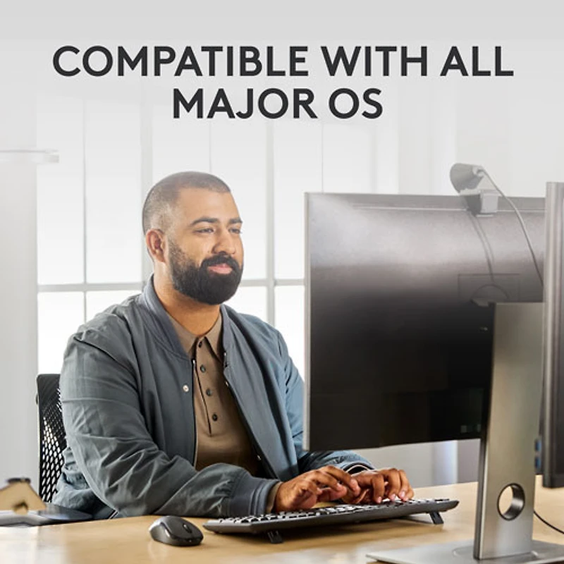 Ensemble avec clavier et souris Bluetooth MK370 de Logitech - Graphite