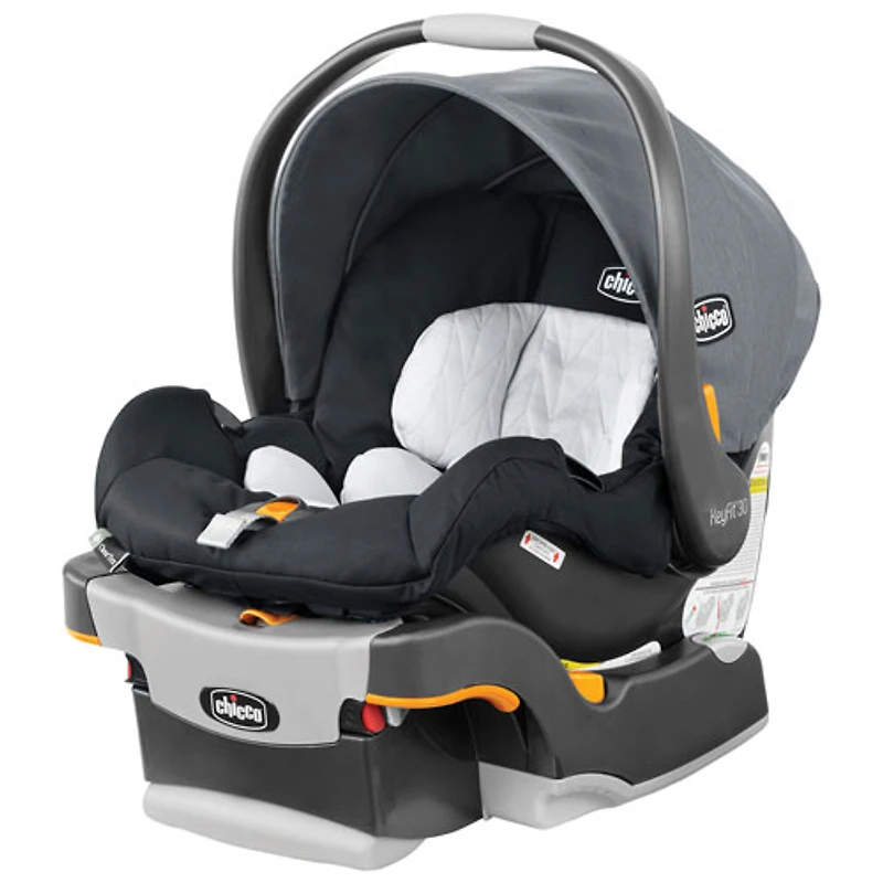 Siège d'auto orienté vers l'arrière pour bébé Keyfit 30 Cleartex de Chicco - Noir/Anthracite