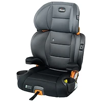 Chicco KidFit ClearTex Plus High Back to Backless Booster Car Seat - Grey/Black