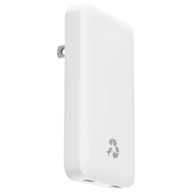 Nimble 65W Dual USB-C GaN Ultra Compact Wall Charger - White