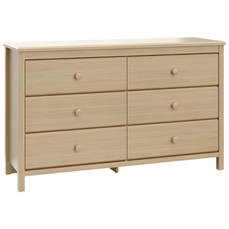 Commode à 6 tiroirs Alpine de Storkcraft - Bois flotté