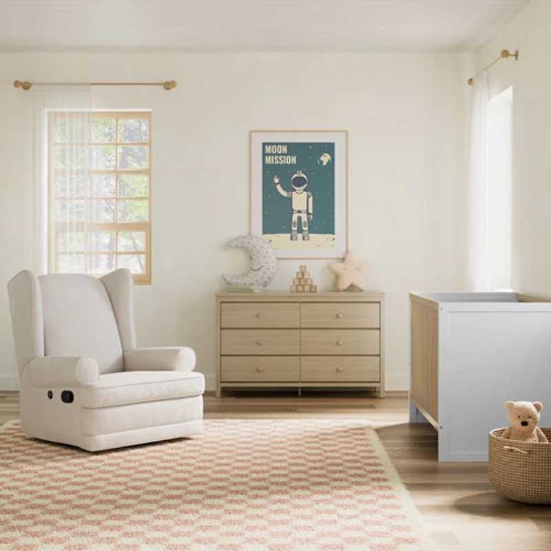 Commode à 6 tiroirs Alpine de Storkcraft - Bois flotté