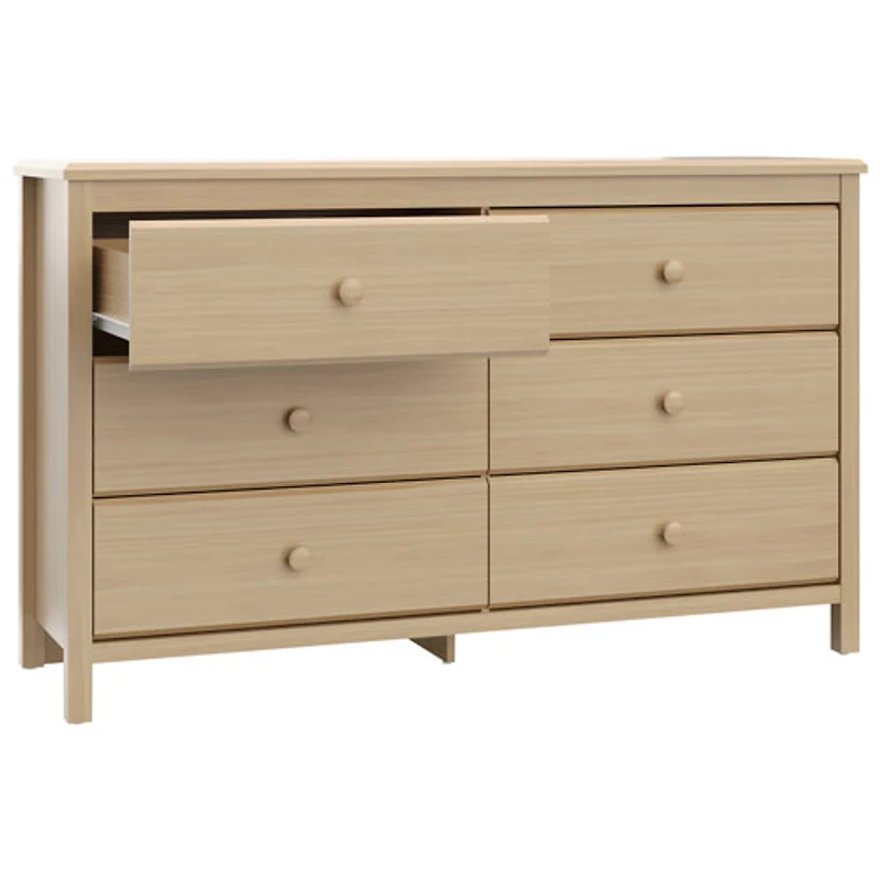 Commode à 6 tiroirs Alpine de Storkcraft - Bois flotté