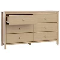 Commode à 6 tiroirs Alpine de Storkcraft - Bois flotté