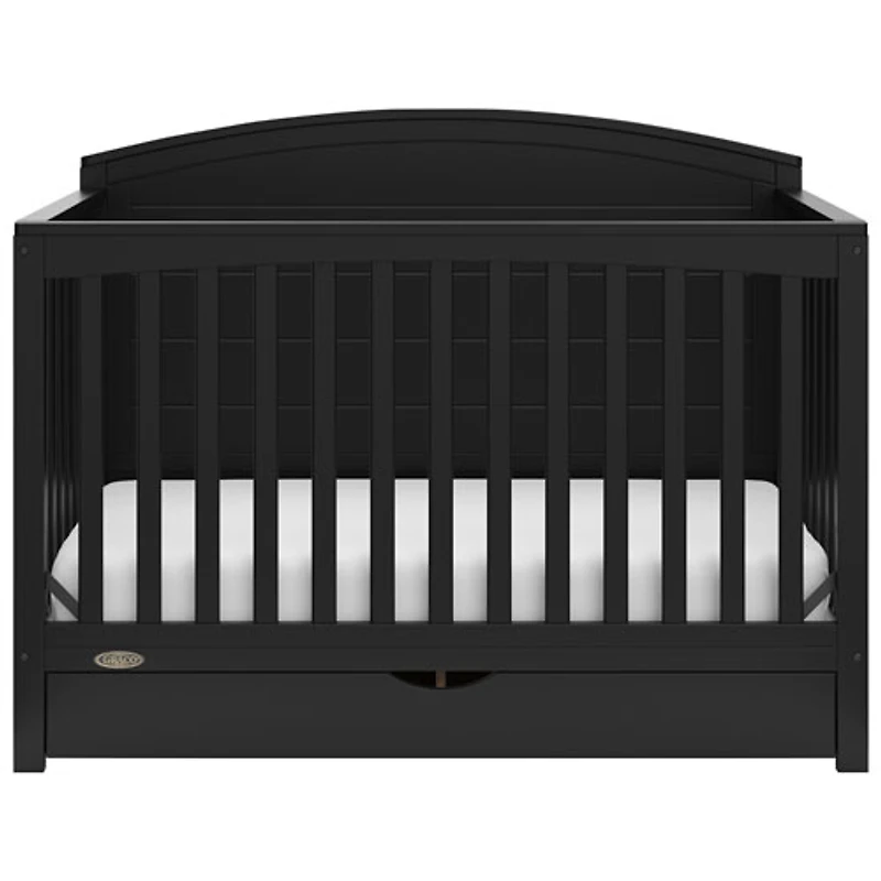 Graco Bellwood 5-in-1 Convertible Crib with Drawer - Black