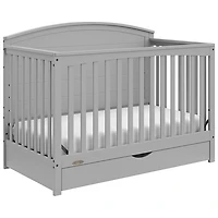 Lit de bébé transformable 5-en-1 Bellwood de Graco avec tiroir - Gris galet