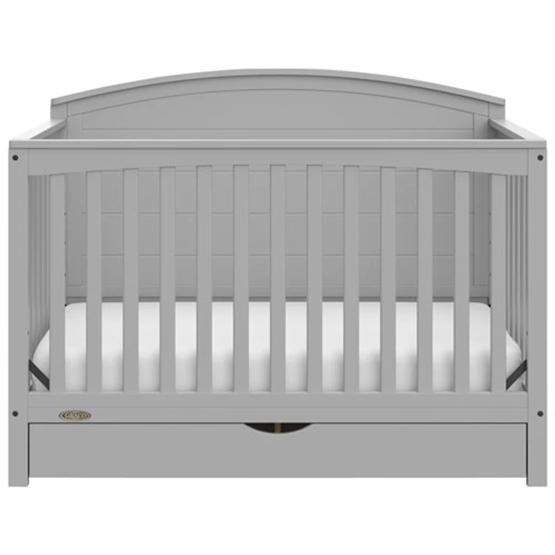 Lit de bébé transformable 5-en-1 Bellwood de Graco avec tiroir - Gris galet