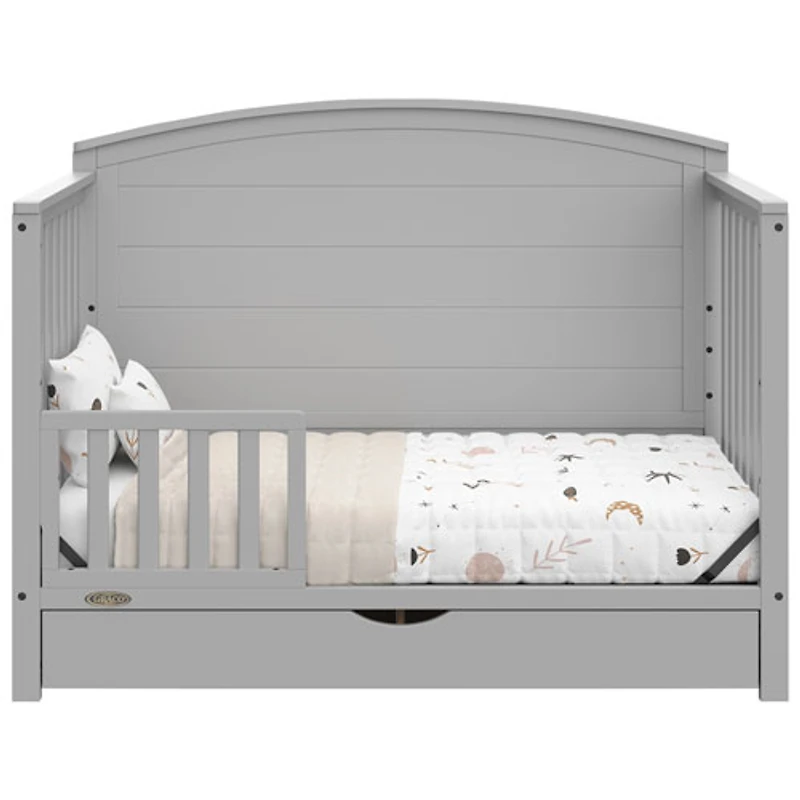 Lit de bébé transformable 5-en-1 Bellwood de Graco avec tiroir - Gris galet