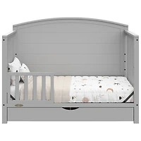 Lit de bébé transformable 5-en-1 Bellwood de Graco avec tiroir - Gris galet