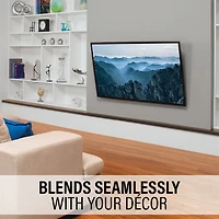 Support mural inclinable de Sanus pour téléviseur de 65 à 140 po - Noir