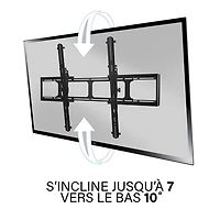 Support mural inclinable de Sanus pour téléviseur de 65 à 140 po - Noir