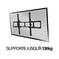 Support mural inclinable de Sanus pour téléviseur de 65 à 140 po - Noir