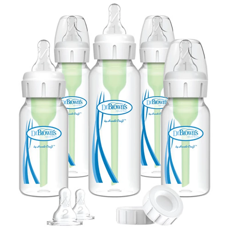 Ensemble anticolique Options+ à débit naturel de Dr. Brown's pour nouveau-né