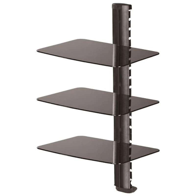 TygerClaw Triple AV Wall-Mount Component Shelves