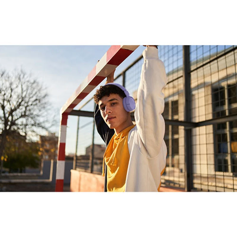 Casque d'écoute Bluetooth à isolation sonore Tune 520BT de JBL - Violet